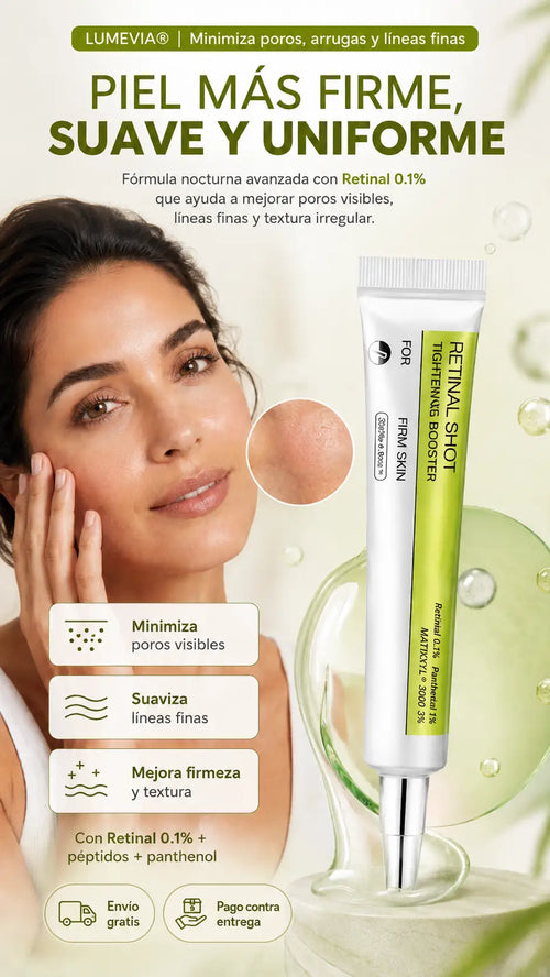 LUMEVIA® Minimizador de poros, arrugas y líneas finas