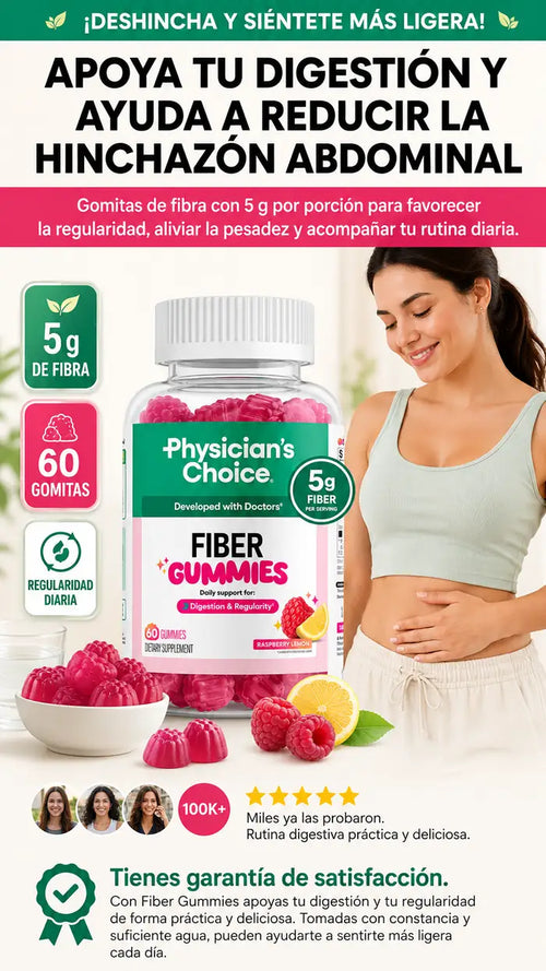 Gomitas de Fibra | Favorecen una Digestión Saludable