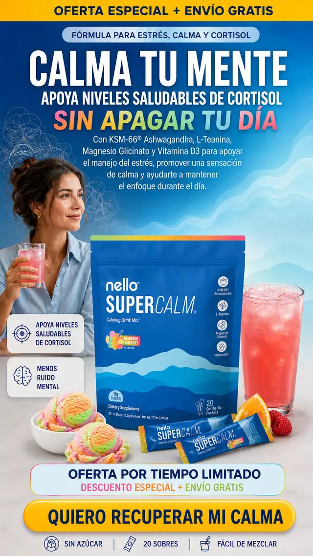 Nello Supercalm Apoya niveles saludables de cortisol